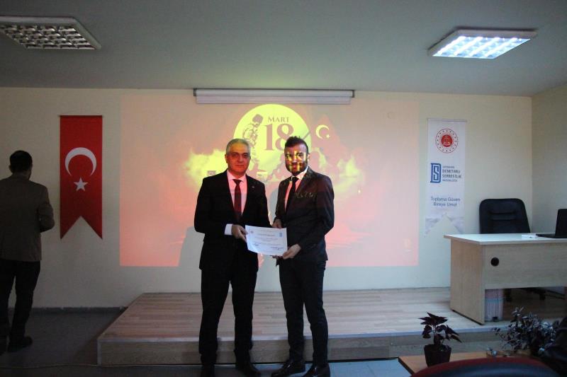 Dr. Öğr. Üyesi Yakup Yeşilyaprak 18 Mart Çanakkale Zaferi ve Şehitlerini Anma Günü Etkinlikleri Kapsamında Seminer Verdi