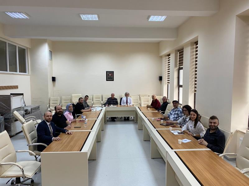 Kurucu Rektörümüz Prof. Dr. Ramazan Korkmaz, Türk Dili ve Edebiyatı Bölüm Kurulu Toplantısına Katıldı