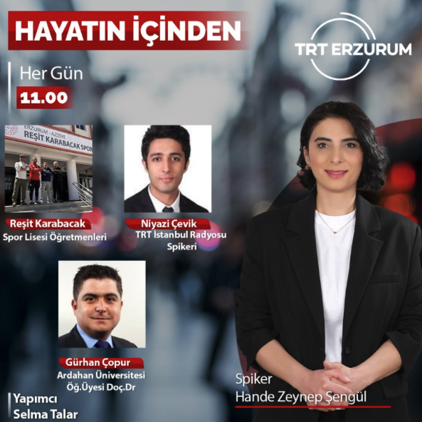 Bölümümüz Öğretim Üyesi TRT Erzurum Radyosu'nda Konuştu